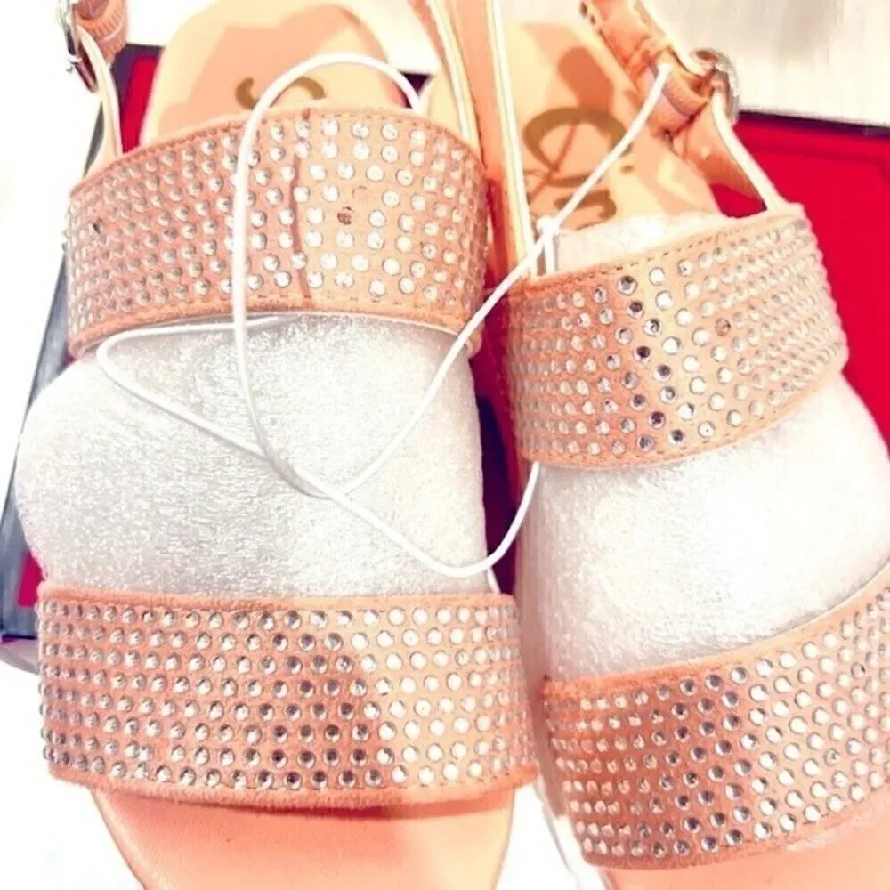 Circus Sam Edelman blush Narcissa Jaz Ankle-Strap Sandals shoes little girl sz 5